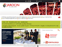 Tablet Screenshot of jarocin.pl